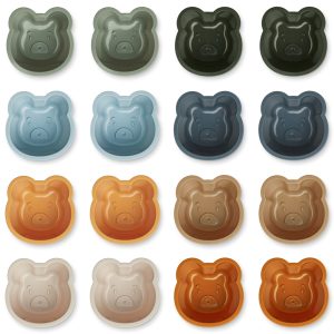 Lot de 16 moules à gâteaux ours Tilo