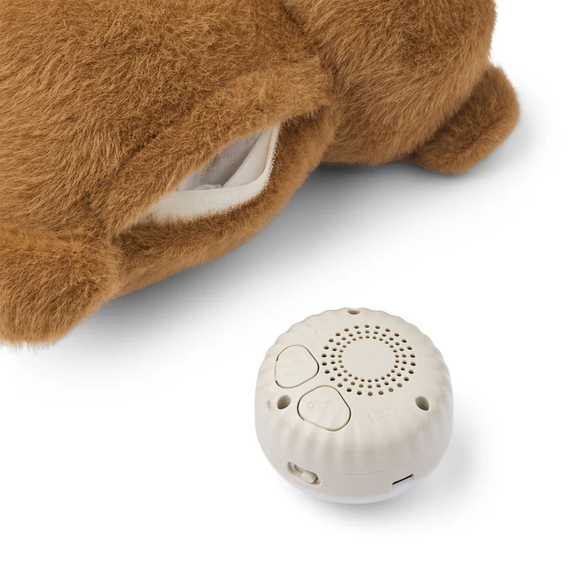 Peluche veilleuse musicale – Hattie bear Golden caramel – Image 3