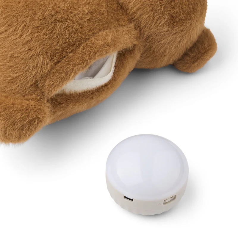Peluche veilleuse musicale – Hattie bear Golden caramel – Image 2