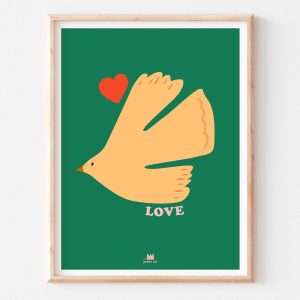 Affiche oiseau – love