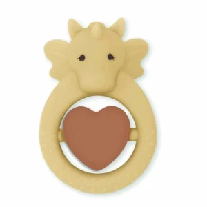 Anneau dentition dragon jaune