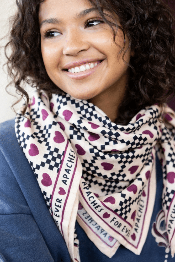 BIG FOULARD LATIKA | Amor macadamia – Image 3