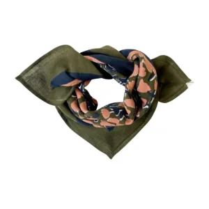 SMALL FOULARD MANIKA | Tulipe Kaki