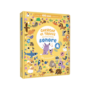LIVRE CHERCHE ET TROUVE SONORE | Les animaux