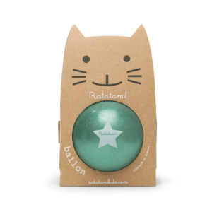 BALLON BULLE | Vert pailleté 15cm