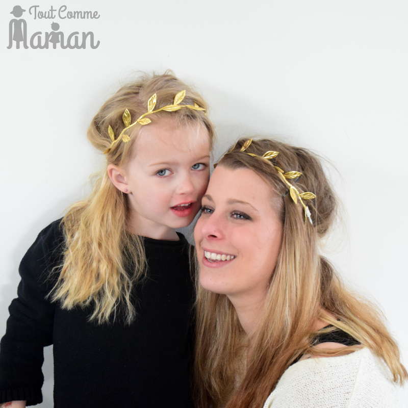 Headband FEUILLES argentées <<<<>>>> – Image 5