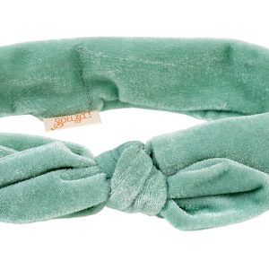 Bandeau Titia velours pastel vert menthe (1 pc) – Souza – 105492