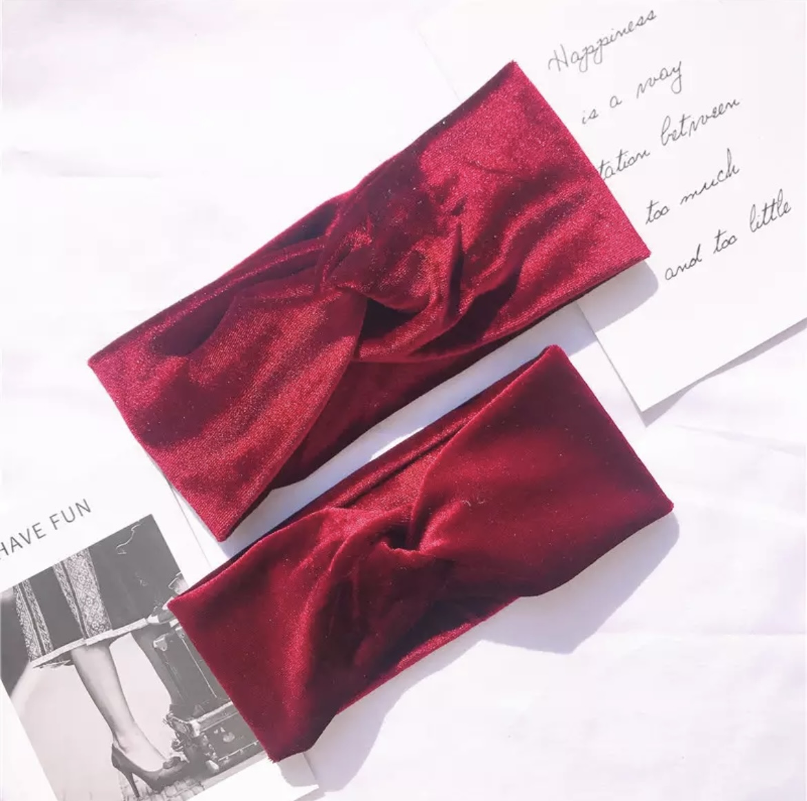 Duo bandeau VELOURS – Image 3