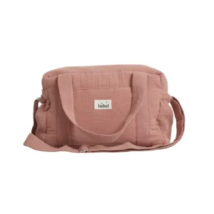 SAC A LANGER BEBEL | Middle terracotta lin