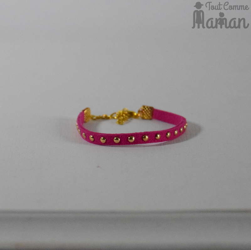 Bracelet FLINT rose 2€