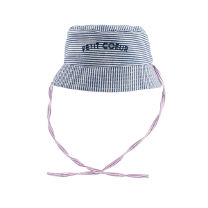 Bob Mini tornade / Petit coeur – striped lilas