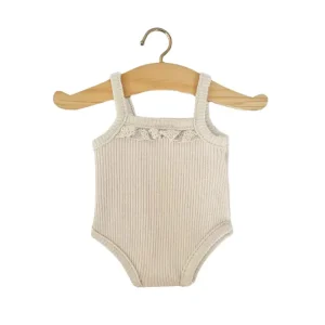 BODY A BRETELLES MAILLE COTELEE | Lin et sa dentelle