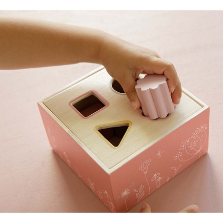 Boite à formes Wild Flowers rose – LD7022 – Little Dutch – Image 2