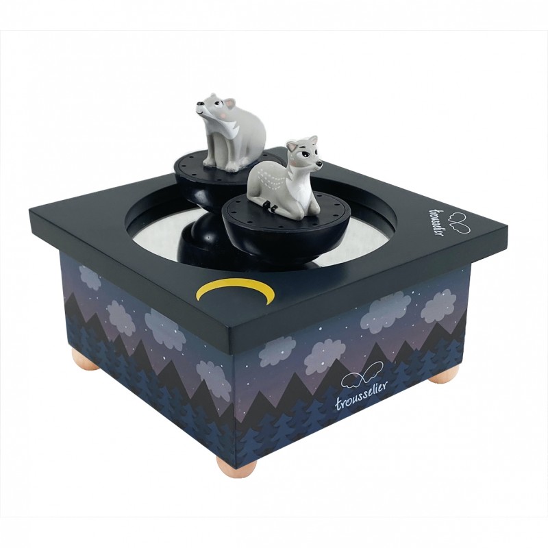 Boite à Musique Dancing Faon & Ours dans la Forêt – Image 2