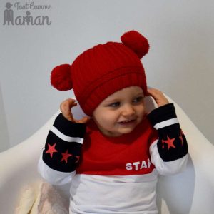 Bonnet DETROIT rouge <<<<>>>>