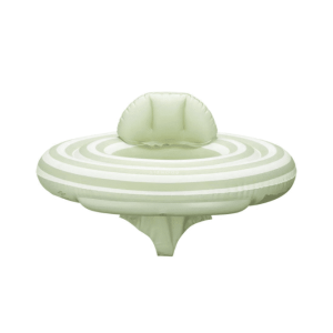 BOUEE SWIM RING | Stripe Dusty Mint