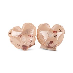 Lot de brassards coeur tansparents cerise blush