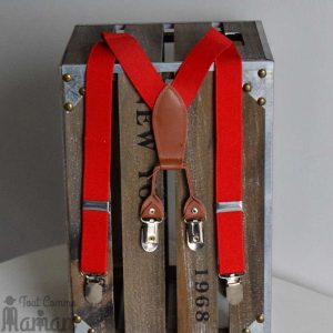 Bretelles HIPSTER rouge