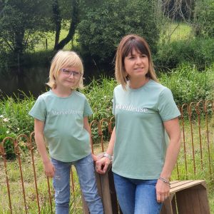 Tee-shirt brodé MERVEILLEUSE