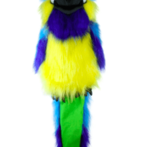 Marionnette grand oiseau Ara bleu et or – PC003105