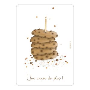 Carte 1 année de plus – cookie