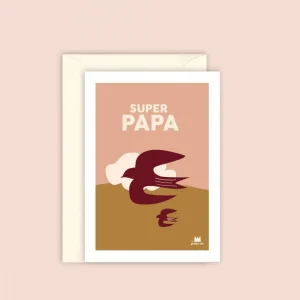 Carte Super papa – oiseaux