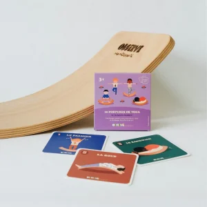 Carte yoga pour la planche d&rsquo;équilibre