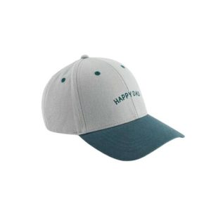 Casquette happy dad – bicolore verte