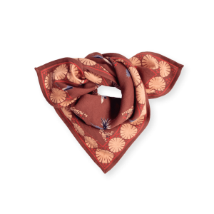 SMALL FOULARD MANIKA | Cerisier rhubarbe