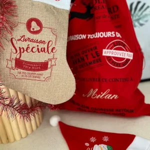 Chaussette de Noël personnalisée
