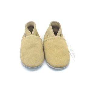CHAUSSON CUIR BEBE | Beige