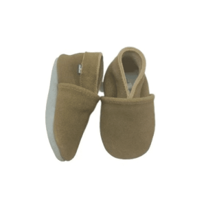 CHAUSSON CUIR BEBE | Vert