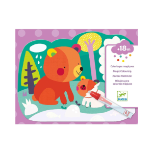 COLORIAGE MAGIQUE | Caché dans les bois