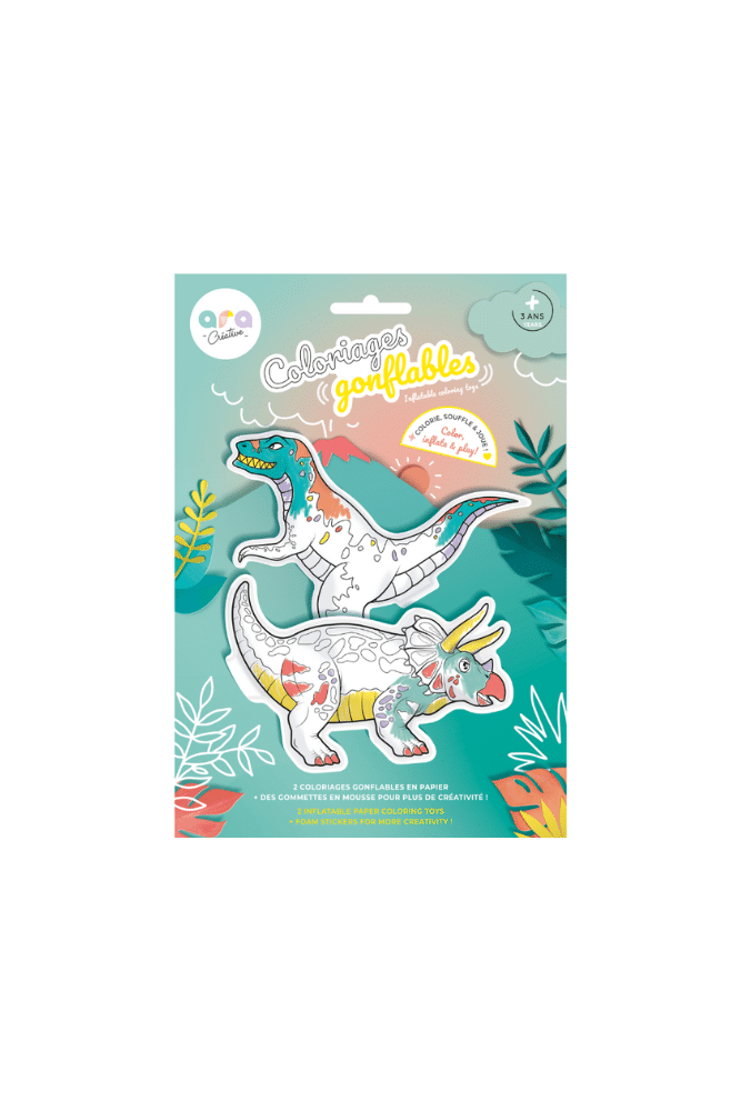 COLORIAGE GONFLABLE | Dinosaures