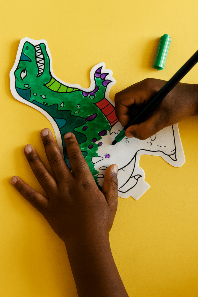 COLORIAGE GONFLABLE | Dinosaures – Image 2