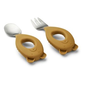 Ensemble couverts Stanley caramel