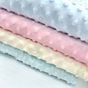 Couverture bébé personnalisée ultra douce en minky polaire