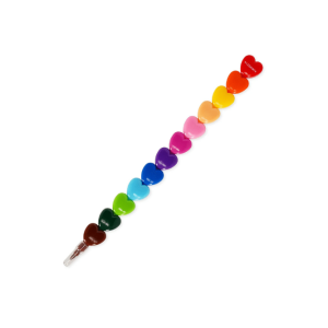 CRAYON DE COULEURS EMPILABLE | Coeur