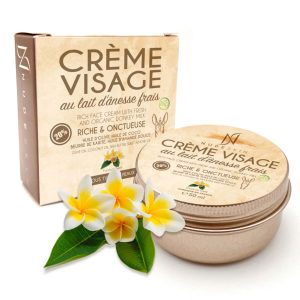 Crème visage Lait d&rsquo;ânesse & Fleur de tiaré