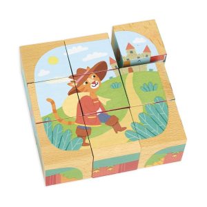 Cubes en Bois les contes- Vilac  – 2407