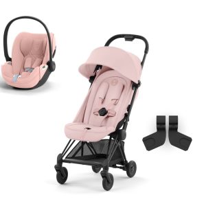 Pack Coya Matt Black Pink + Adaptateur + Cloud T i-Size Pink – Cybex