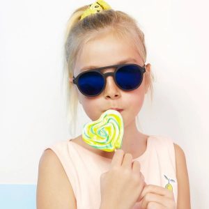 Ki ET LA Lunettes Sun 6-9 ans Pizz Noir