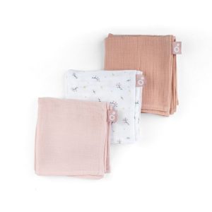 Lot de 3 langes Rose – doomoo