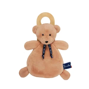 Doudou plat Ours beige – Dorlotin fait main en France
