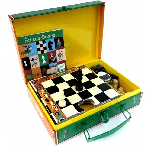 Jeu Classique d’ Echecs et Dames – DJECO – DJ05225 – Image 2