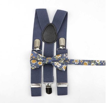 Duo adulte / enfant bretelles et noeud papillon TENDANCE – Image 7