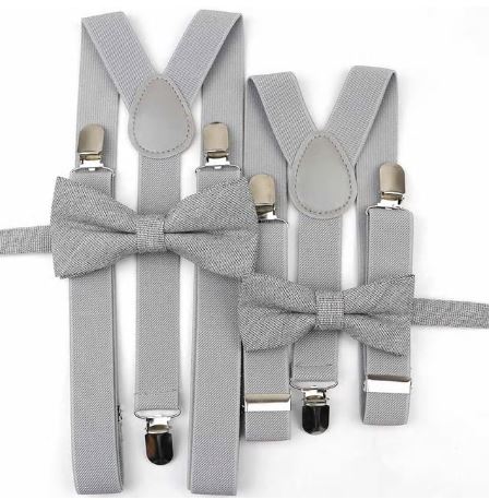 Duo adulte / enfant bretelles et noeud papillon TENDANCE – Image 5