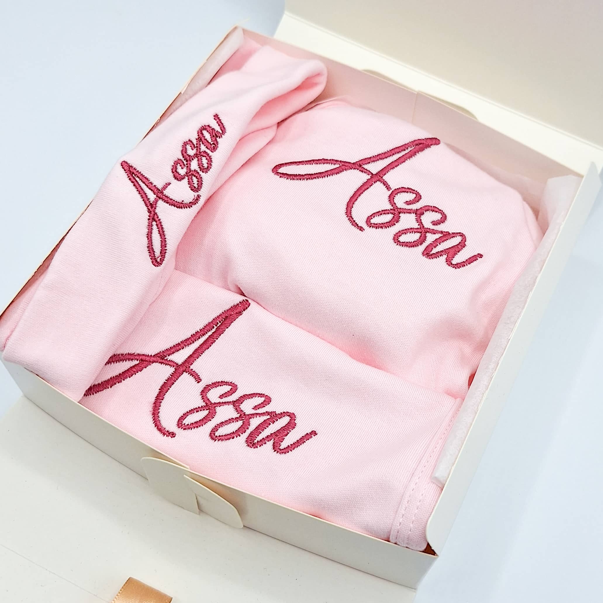 Ensemble bébé en coton personnalisé : 3 pièces – Image 2