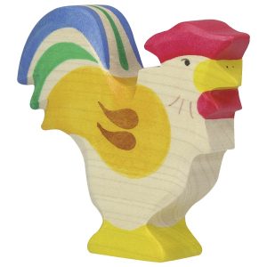 Figurine coq en bois d&rsquo;érable – Holztiger – 80014