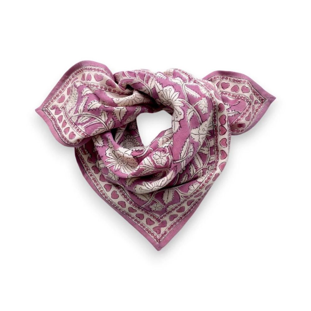 SMALL FOULARD MANIKA | Coeur Pétale